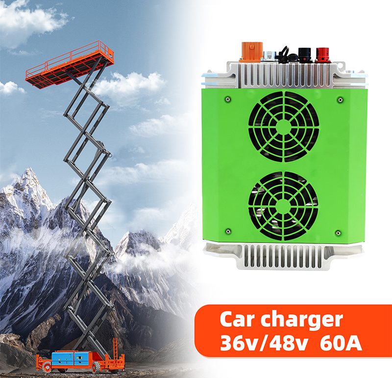 36V /48V 60A On Board Charger  Battery Lithium Battery Charger Electric Car Power Support