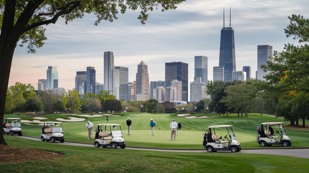 NoticiasDistribución de campos de golf en las principales ciudades y estados de EE.UU. Sustitución de baterías de litio para carritos de golf