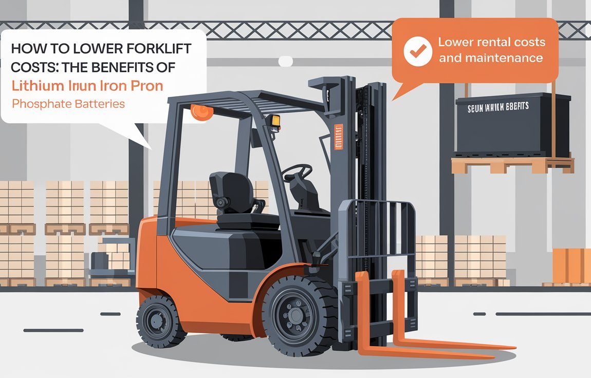 NewsHow to Lower Forklift Rental Costs: The Benefits of Lithium Iron Phosphate Batteries