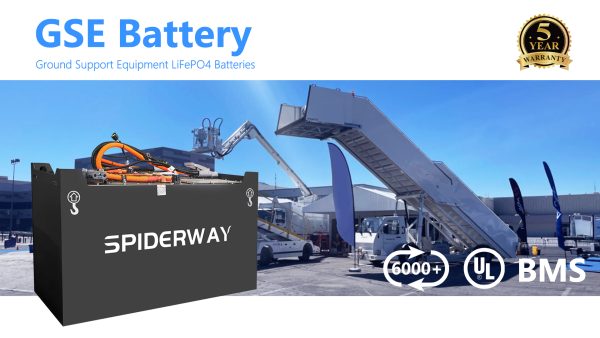 Batterie 80V 420AH GSE LiFePO4 per attrezzature di supporto a terra