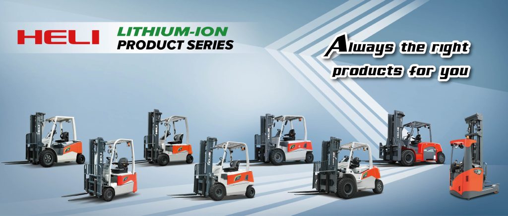 Electric forklift trucks