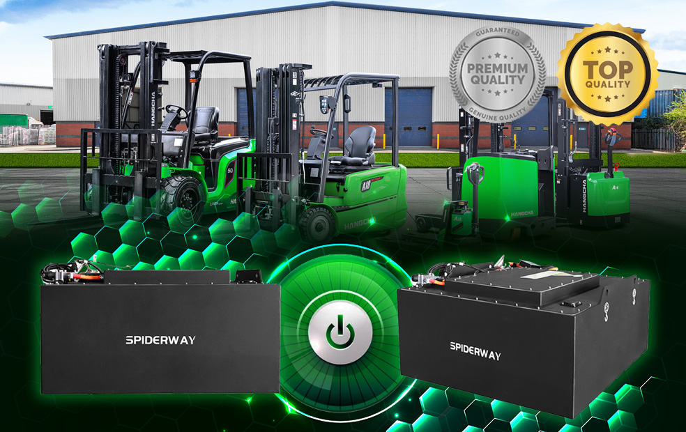 Lithium Battery Pack for Forklift: Discover SPIDERWAY’s Superior LFP Forklift Battery Solutions