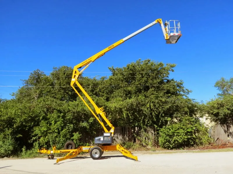 Towable Boom Lifts with Lithium Batteries: The Future of Aerial Access