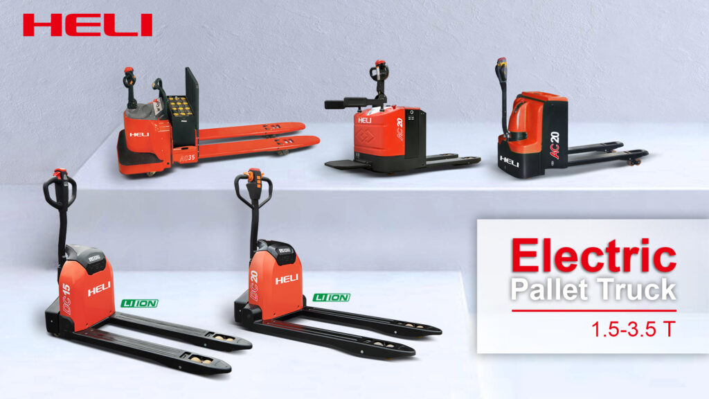 HELI Electric Pallet Trucks Lithium battery