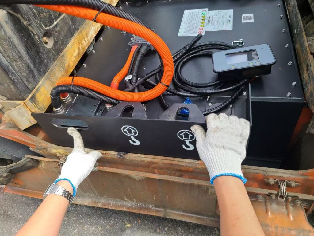 Used Toyota Electric Forklift 7FB15/25 with LiFePO4 Battery